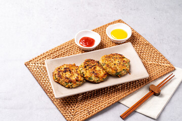 Korean food, pollack, braised pollack, stingray, soup, chicken feet, meat pancakes, pork skin, grilled, side dishes, anchovies, steamed eggs, bean sprouts, potatoes,