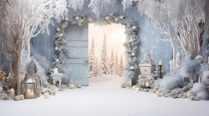 Dynamic winter wonderland, perfect for adding a touch of christmas wonder