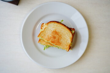 春キャベツのホットサンド