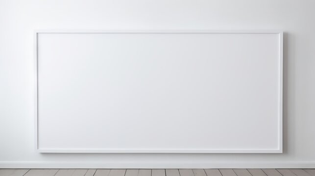 Pure white canvas for visual creativity