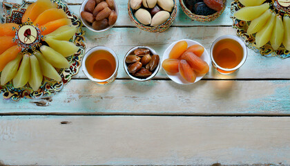 Fruits and breakfast