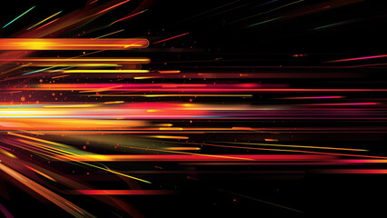 Fototapeta na wymiar Technicolor Transitions: Abstract Speed Lines in a Technological Realm