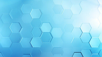 Obraz na płótnie Canvas light blue medical background with hexagon shape design