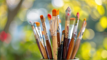 Fototapeta premium Celebrate creativity: world art day, a global tribute to diverse expressions of creativity, uniting cultures and inspiring imagination across borders and boundaries