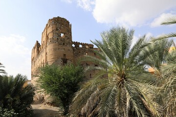 Ruins Old Ibra in Oman - obrazy, fototapety, plakaty