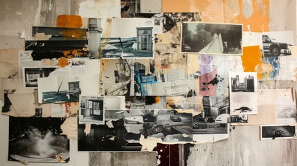  collection of photos documenting creation of a business plan