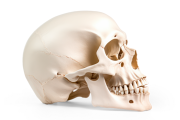  scull  isolated on transparent background, png file