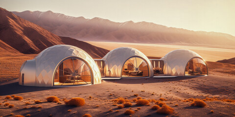 Tourism of the future in Death Valley, USA