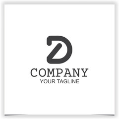 Vector initial letter d and z logo for fashion company logo
