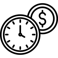 Time Is Money Icon