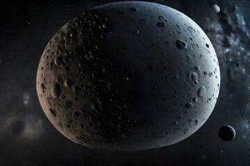 mooon full size close up with surcle ..