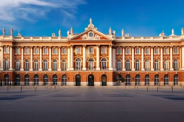 Building place of versatile, View of capitole or city hall is the municipal administration palace...