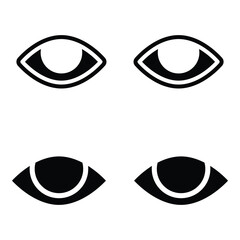 Eye icon vector design, illustration design