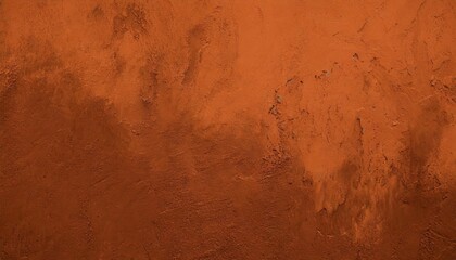 saturated dark orange brown colored low contrast concrete textured background with roughness and...