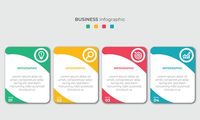 Steps Timeline Infographics Images Template Design, Business Concept With 4 Steps Or Options, Can Be Used For Workflow Layout, Diagram, Vector design