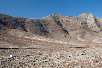Fuerteventura Jandia landscape, Canary Islands - 733057297