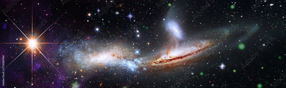 Wall mural space many light years far from the earth. elements of this image furnished by nasa.