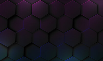 3d hexagonal futuristic technology vector abstract background. Hexagonal gaming vector abstract tech background. 3D honeycomb. Abstract technological hexagonal background. Futuristic Tech Vector EPS10