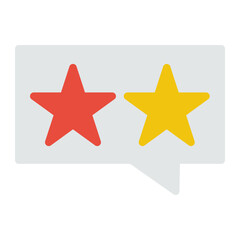 This is the Star Rating icon from the Online Marketing icon collection with an Color style