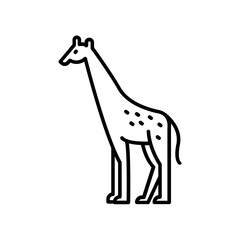 Giraffe icon. outline icon