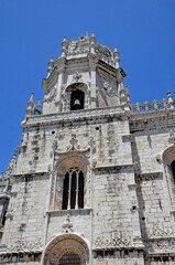Fototapeta na wymiar Portugal, outside of Jeronimos monastery in Lisbon