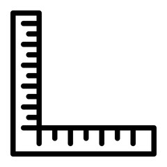 This is the Scale icon from the Tools and Construction icon collection with an Outline style