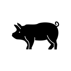 Pig icon. solid icon