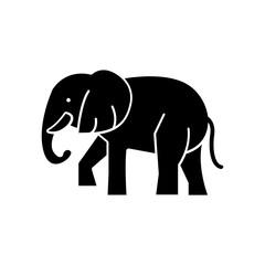 Elephant icon. solid icon