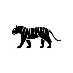 tiger icon. solid icon