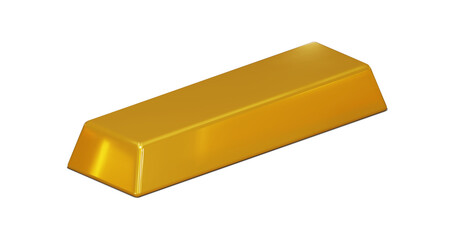 Golden Bars. Collection of realistic golden bricks solid. Gold bars icon. Financial concept. 3D png illustration.