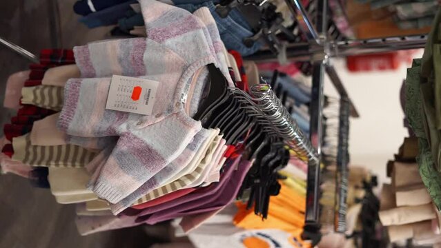 things for small children in a store vertical video