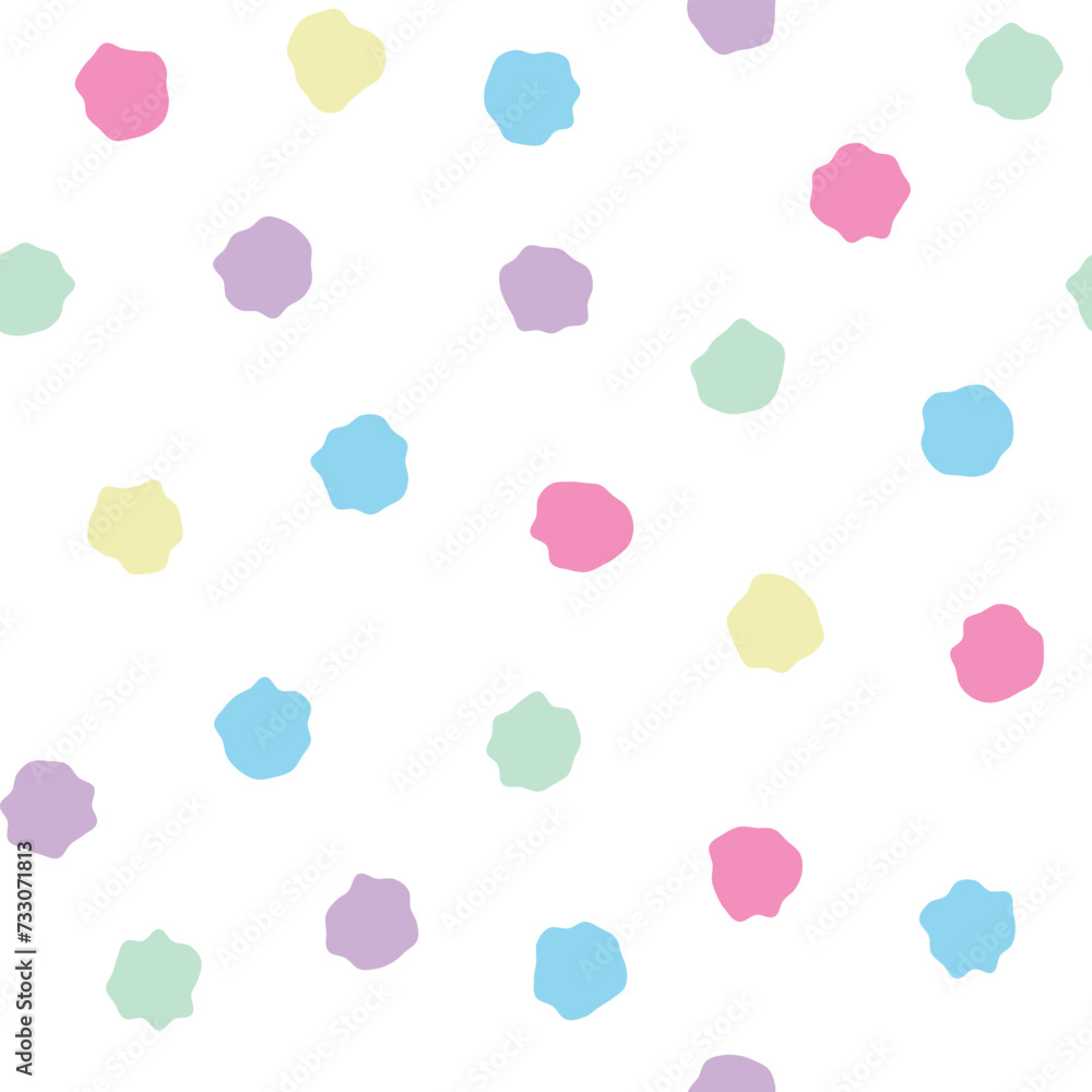 Poster simple pattern with blobs, seamless stone design. colorful abstract organic shape print. trendy prim
