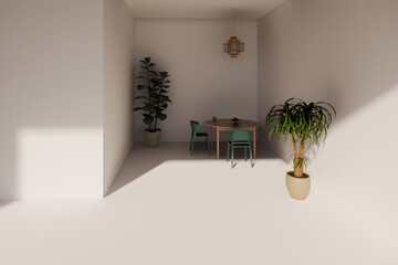 Modern interior design of apartment , living room 