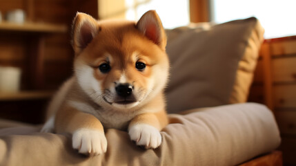 Cute Shiba Inu puppy