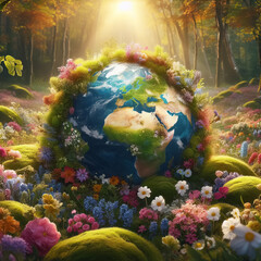 Obraz na płótnie Canvas international Earth Day concept