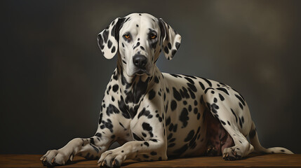 Dalmatian with spots