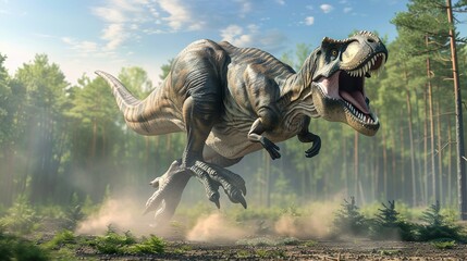 Obraz na płótnie Canvas ティラノサウルスのイメージ05