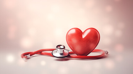 Pulsating Passion: Red Heart Stethoscope as the Emblem of Empathetic Patient Care