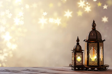 Fototapeta premium ramadan Kareem, Ramadan crescent moon, Eid Mubarak Islamic festival social media banner and Eid Mubarak Post Template, islam