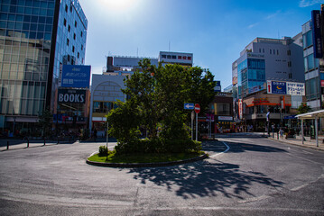 Scenery in front of Jiyugaoka Station in Tokyo