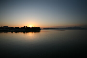 노을에 마음을 빼앗기다