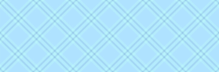 Machinery texture tartan background, jacket check vector seamless. Volume pattern plaid textile fabric in cyan and light colors.