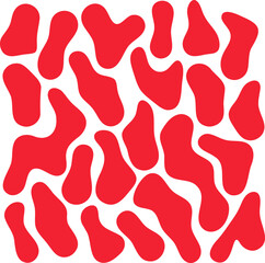 Fluid pattern illustration. Liquify abstract hand drawing design element