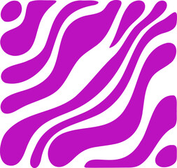 Fluid pattern illustration. Liquify abstract hand drawing design element