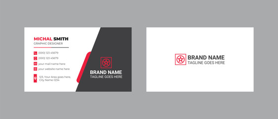 business card design template and modern visiting card design.