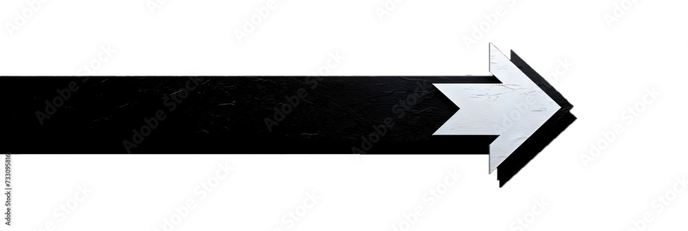 Poster black arrow pointing right. arrow shape element