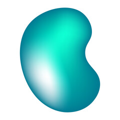 Liquid Shapes with hologram.