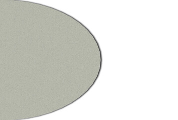 曲線にカットされたザラザラの布