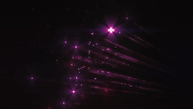 Pink And purple lights circling animation background 