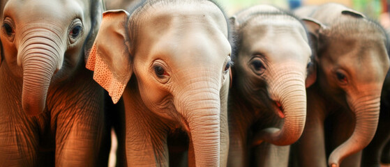 A group of Elephants